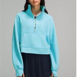 Scuba Oversized pullover electric turquoise